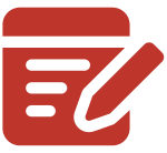 blog red icon