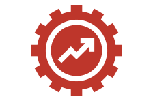 Optimization red icon