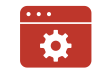 web desing red icon